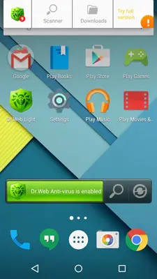 Anti-virus Dr.Web Light android App screenshot 22