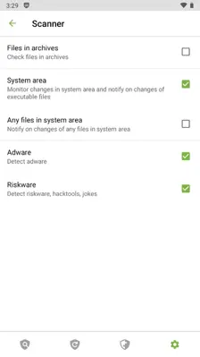 Anti-virus Dr.Web Light android App screenshot 7